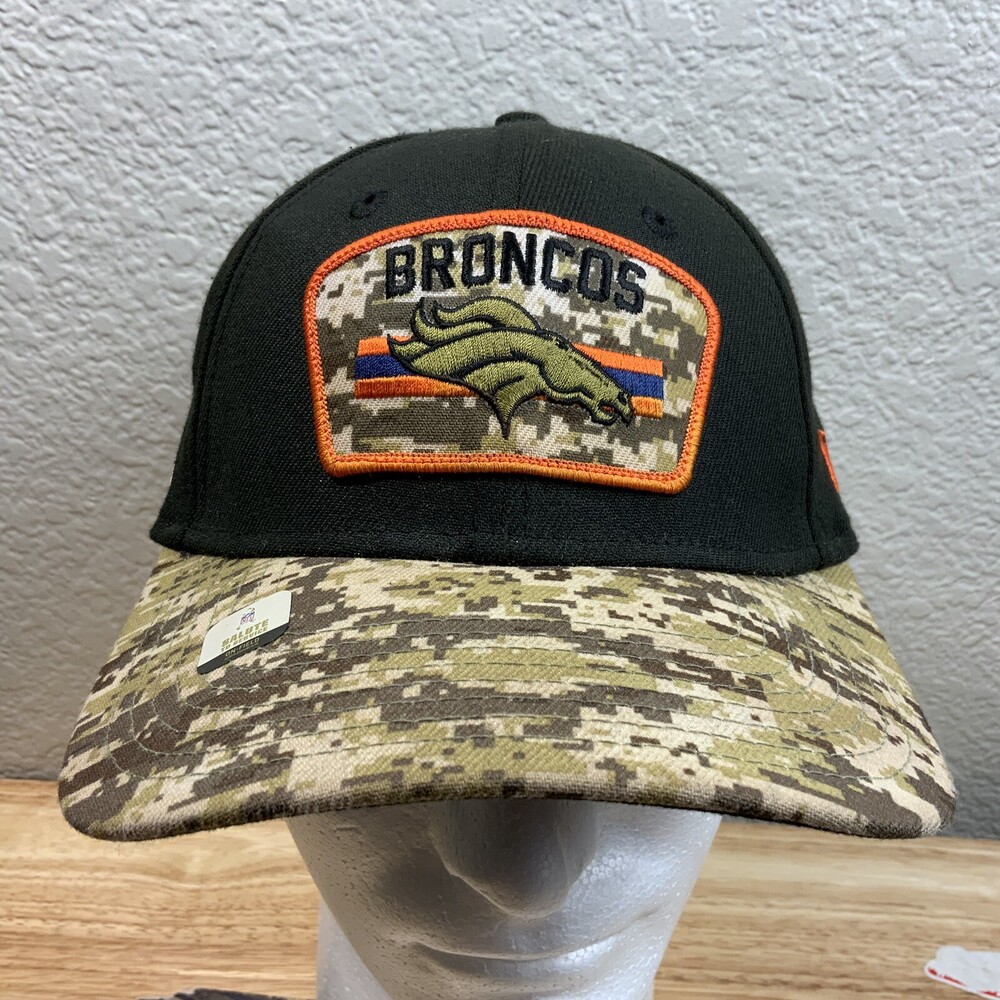 New Era NFL Denver Broncos Salute To Service 39Thirty Flexfit hat S/M Camo